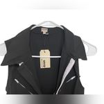 Uniq New Women's Black & White Collared 90s Style Jumpsuit With Pockets & Belt Size M Photo 5