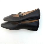 Silent D Womens Shoes Black Leather Mary Janes Bling Buckle Size 38 7/7.5 Photo 3