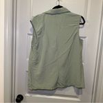 SheIn Sage Green Sleeveless 1-Button Front Vest Size M Photo 7