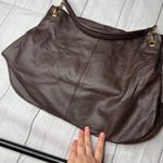 Cuore & Pelle Sophia Leather Hobo Slouchy Shoulder Bag Brown Magnetic Closure Photo 1