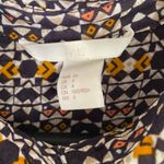 H&M Women’s Sleeveless Formal Blouse - Black and Yellow Pattern button down Photo 3