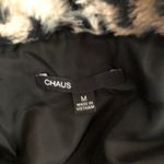 Vintage Chaus Faux Fur Leopard Print Snap Closure Winter Coat Women's Sz Medium Photo 7