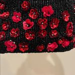 From India To You | Mini Black Beaded Bag w/ Floral Accents Photo 3