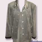 Jessica Howard Vintage Olive Green Maxi Dress and Blazer Set Size 16 Photo 1