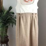 Necessary Objects  By Ady Gluck Frankel 1X Light Brown Beige Sleeveless Pleated Photo 7