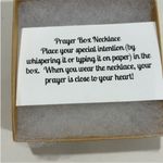 New Gold Prayer Box Necklace heart design Photo 2