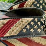 Montana West  Stars & Stripes Bling Flip Flop Sandals Photo 5