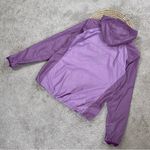 Nike Women’s Windbreaker Running Jacket Hooded Full Zip Lightweight in Purple L Photo 6