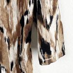 J.Jill Linen Blend Multicolored Buttoned Cardigan, Size XS Photo 5