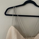 H&M NWT  Cream Women's Top with Rhinestone Straps Size XXL Photo 2