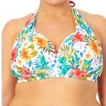 Time & Tru  Ruched Halter Adjustable Molded Top Photo 3