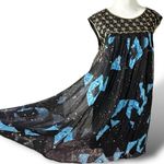 Anthropologie Moulinette Soeurs Lydia Swing Dress Size 2 XS Beaded Art Deco Photo 0