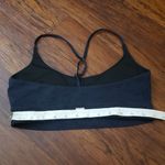 Vuori  Women's Gray Black Patterned Athletic Health Gym Workout Yoga Sports Bra Photo 3