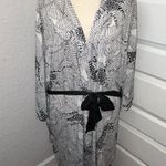 Flora Nikrooz Flora by  Animal Print Soft Short Robe Size 2X  Photo 0