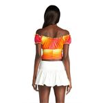 I am gia I.AM.GIA Hali Top in a Sunset Ombré Mesh Photo 9