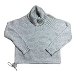 Madewell Light Grey Snowbound Drawstring Pullover Sweater Women’s US L Photo 1