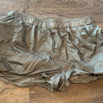 Free People Movement Sunshine Bubble Hem Shorts Light Olive Active Athleisure Photo 0