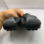 Geox  Respira Ballet Flats Italian patent grey & black comfort office sz39 US 8.5 Photo 5