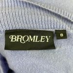 Bromley Vintage Purple Faux Cardigan Sweater Pullover Connected 2 piece set Top Size 8 Photo 5