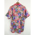 Victoria's Secret Vintage Gold Label Pink Floral Satin Sleep Shirt Dress S/M Photo 1