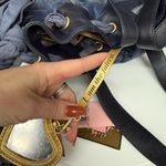 Juicy Couture Vintage Fairytale “Once Upon a Time” Velour Tote Bag Ink Blue, Y2K Photo 10