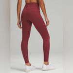 Lululemon Wunder Train High Rise Tights Everlux Wine Color Size 6 Photo 1