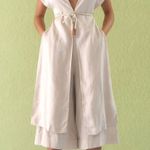 Andrea Iyamah MOS LINEN JACKET- CHALK. MSRP $257 Photo 2