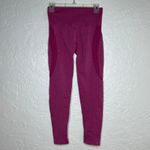 NVGTN NVTGN Women's Maroon Pink Curve Seamless High Waisted Leggings Size Medium Photo 1