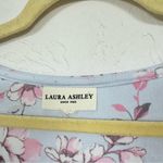 Laura Ashley  Blue Floral Sleep Shirt Dress Nightgown Womens L Pajamas Comfort Photo 2