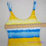 ONIA NEW ‎ Rachel Watercolor Stripe Scoop Back Swimsuit, size M Photo 3