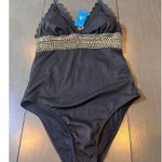 Cupshe NWT: women's 1-piece halter tie back swimsuit (S) Photo 1