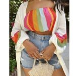 Show Me Your Mumu NWT Teeny Tube Top Getaway Stripe Size Medium Photo 0