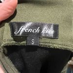 French Kiss  Black Striped Mini Dress S Sleeveless V-Neck Party/Cocktail Summer Photo 5