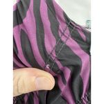 L8ter ‎ Y2K Retro Zebra Print Milk Maid Maxi Dress Women Medium Purple Whimsigoth Photo 10