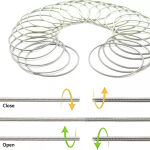 Boutique NEW 2 mm‎ Platinum Plated Stainless Steel 316L Stackable Guitar String Bracelets Photo 11