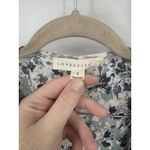 Lovestitch Floral Ruffle Midi Dress Women Small Blue Fairy Whimsical Peasant Photo 2