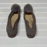 Sole Society Suede Pom Pom Pumps Mirem Porcini Low-Heel Pumps Size 5 Photo 2