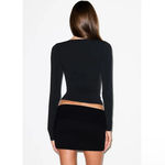 SKIMS Scoop Neck Long Sleeve T-Shirt S Photo 2