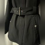 Miss Sixty M60  Women’s Black Belted Jacket Size Medium Photo 2