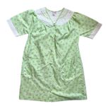 Vintage La ti fashion lingerie cottagecore floral print green gown Size M Photo 0