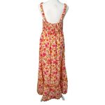 easel Maxi Floral Empire Waist Pink Brown Small Dress Boho Cottage Prairie NWT Photo 3