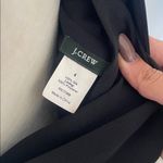 J.Crew  Women's 4 Black 100% Silk Crepe Sophia Sleeveless Midi Dress Photo 9