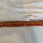 Max Studio London Knit Tunic Top Ivory Long Sleeve Tie Cuff Boat Neck Large‎ Photo 8