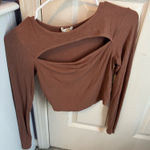 Bozzolo  Top Ribbed Long Sleeve Crop Photo 0