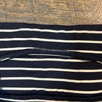 Athleta  Stealth Navy White Striped Tennis Workout Skort Skirt Preppy Large Golf Photo 2