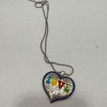 Brighton Silver Love Multicolored Necklace Logo Photo 0