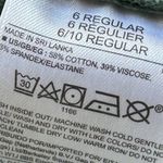 Gap  Skinny Ankle Twill Casual Pants Size 6 Army Green Business Casual Photo 3