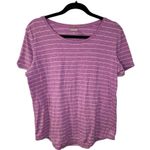 Calia by Carrie Underwood Striped Athletic Top Pink Size L Photo 0