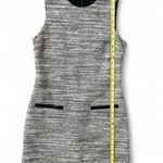 Theory Cortney Deleo Tweed Crew Neck Shift Dress Photo 5