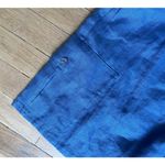 La Perla Blue Linen Elastic Waist Shorts FR 36/ US 4 Photo 2